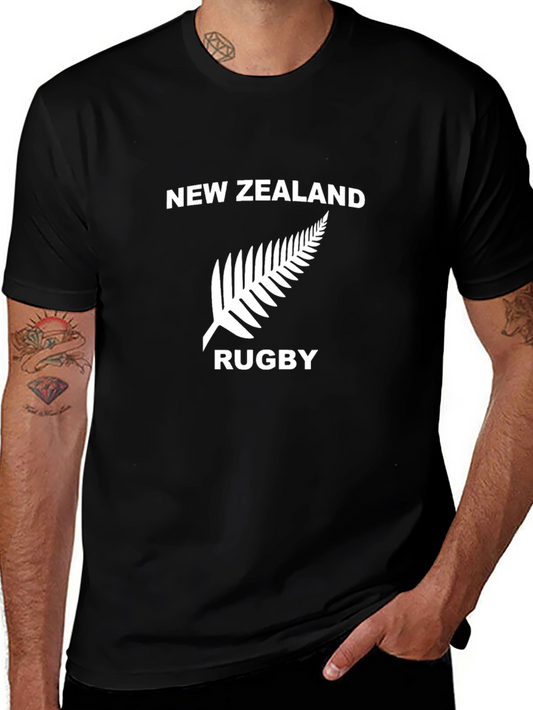 New Zealand Rugby Black T-Shirt