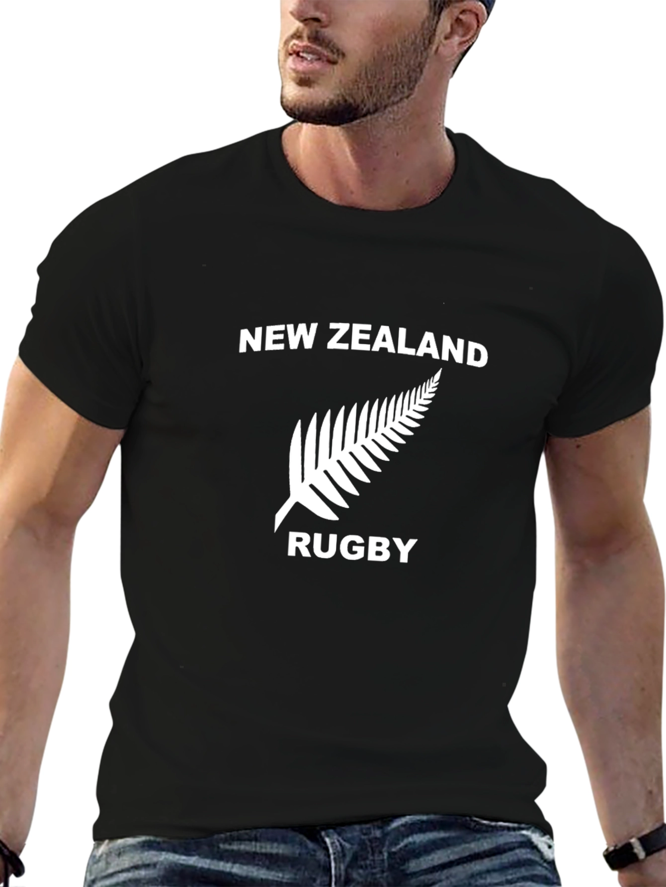 New Zealand Rugby Black T-Shirt