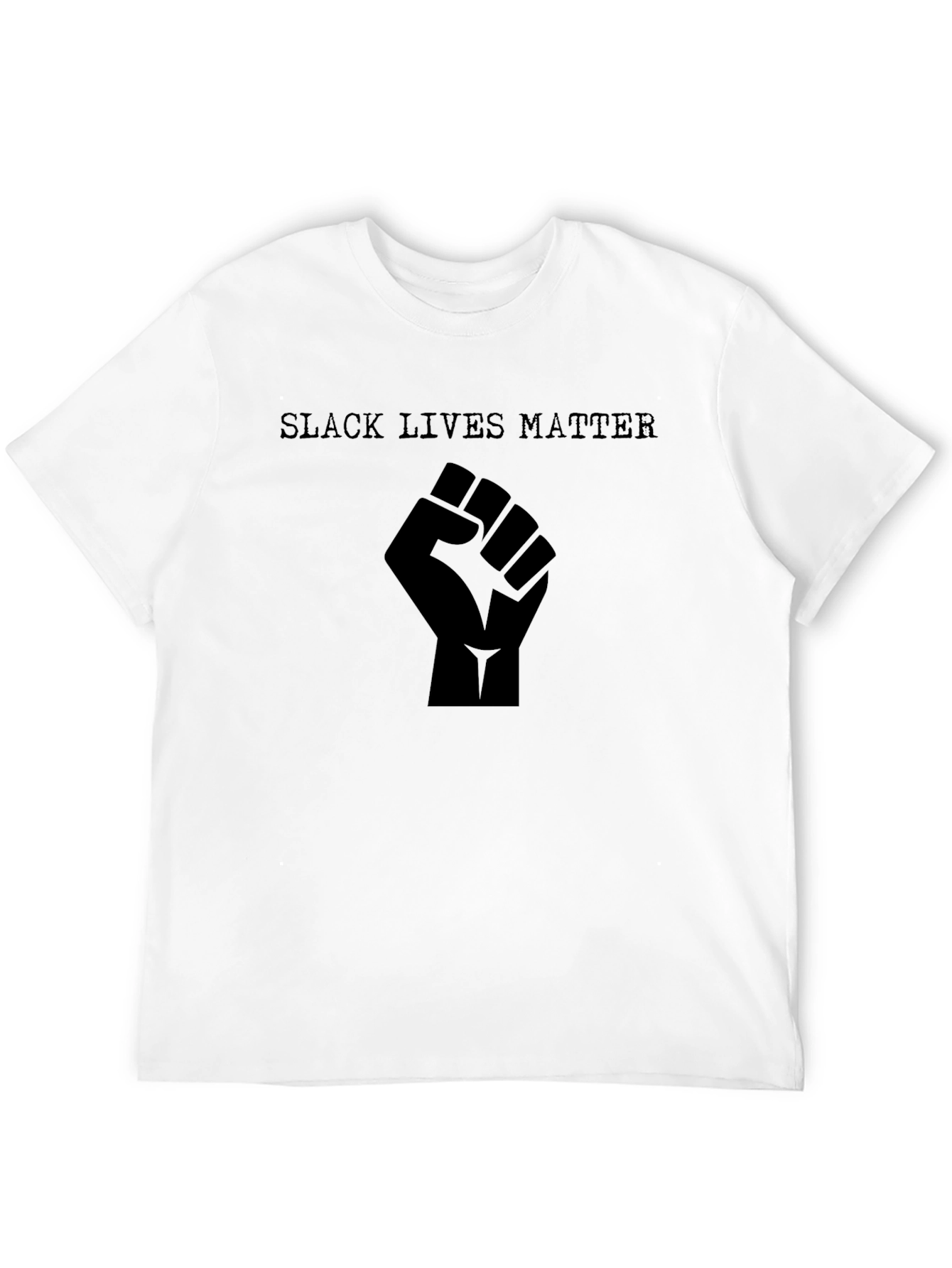Slack Lives Matter Black T-Shirt