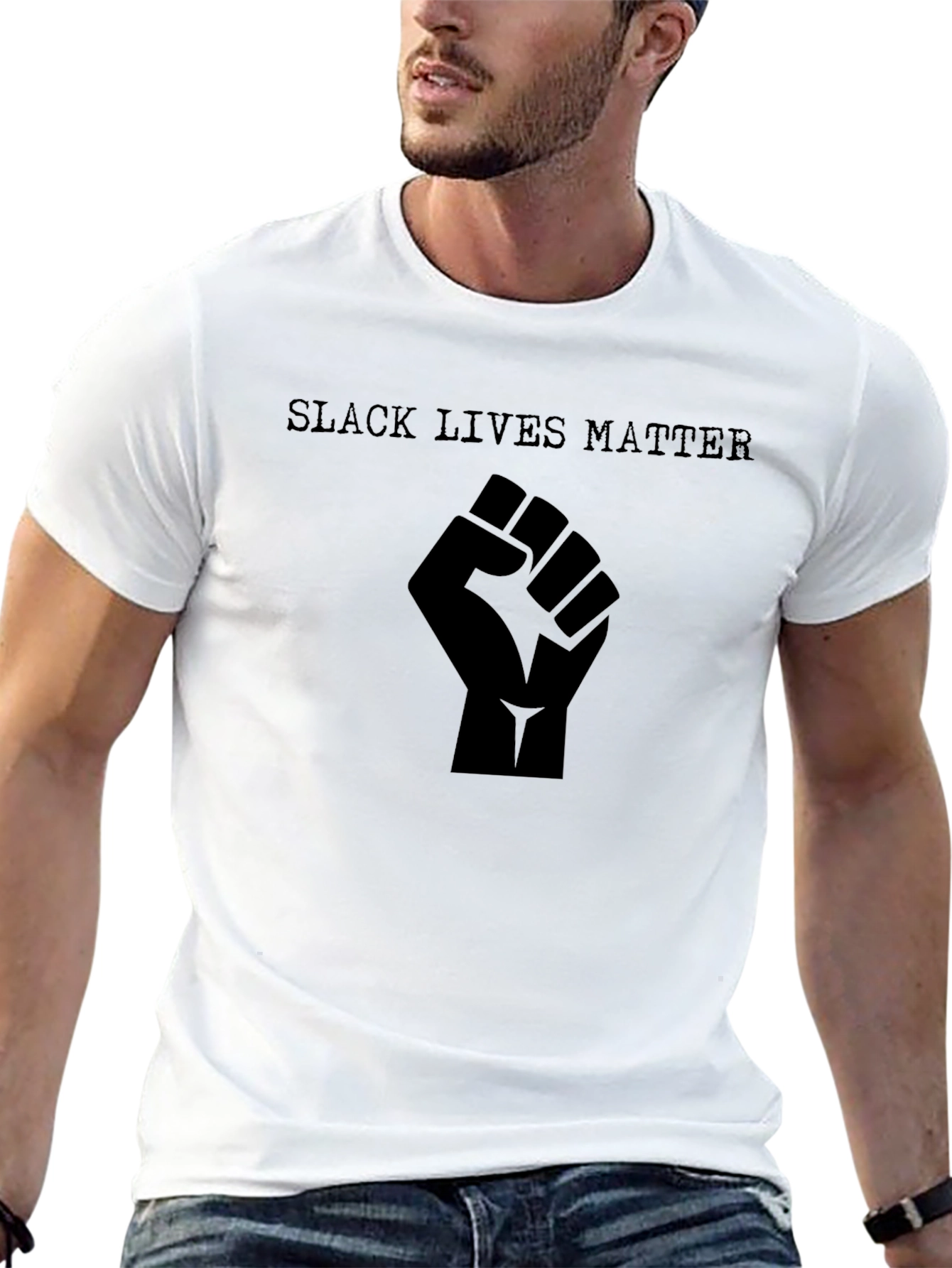 Slack Lives Matter Black T-Shirt