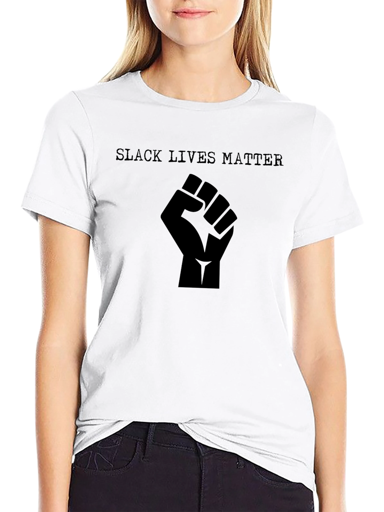 Slack Lives Matter Black T-Shirt