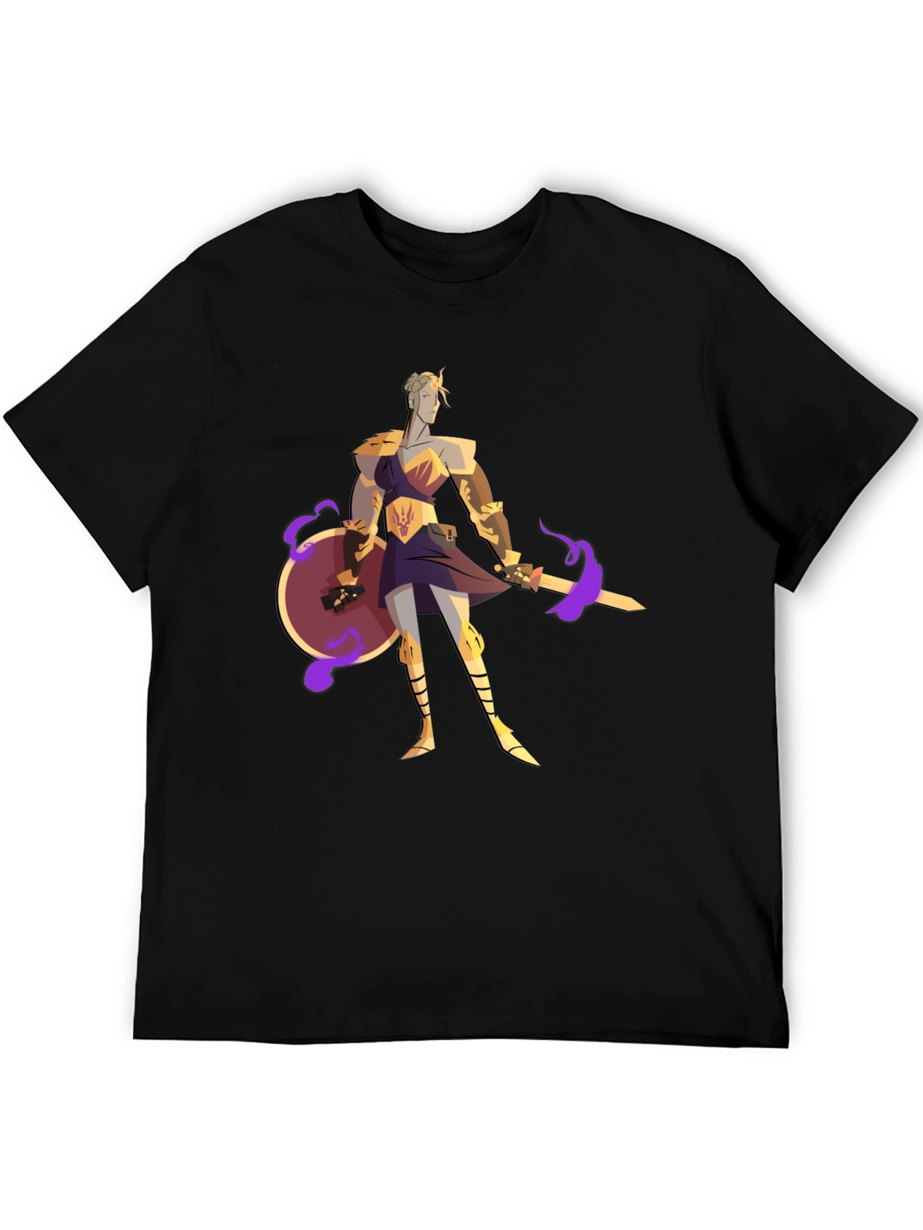 Warrior Woman Graphic T-Shirt - Black