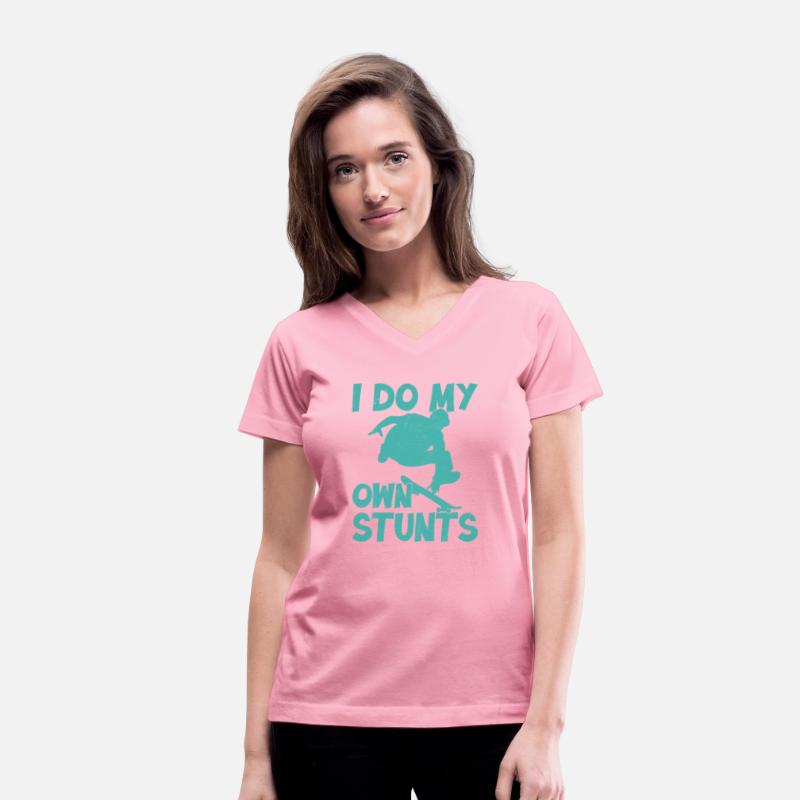 I Do My Own Stunts Skateboarding Skater Skateboard