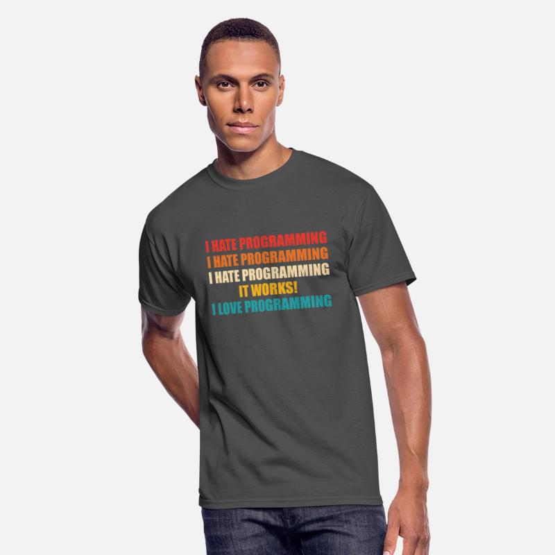 I Hate Programming Funny Retro Vintage