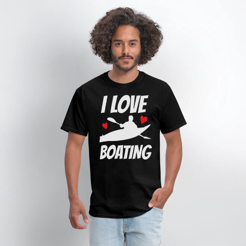 I Love Boating Kayak Boat Yacht Captain Ship