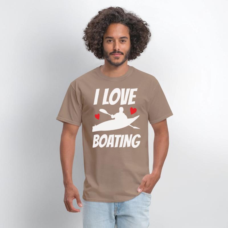 I Love Boating Kayak Boat Yacht Captain Ship