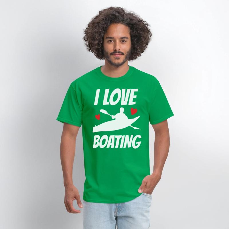 I Love Boating Kayak Boat Yacht Captain Ship