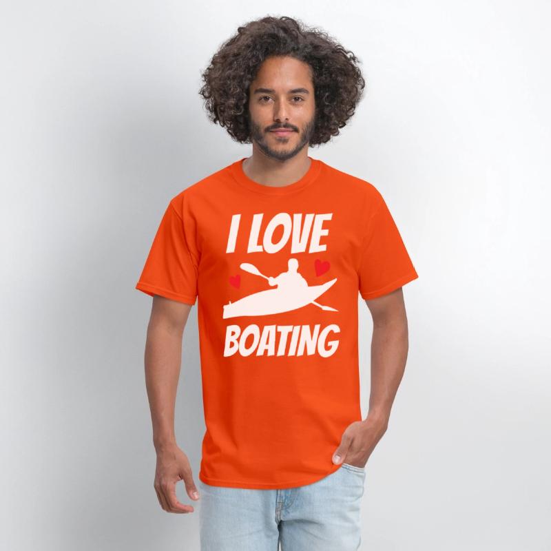 I Love Boating Kayak Boat Yacht Captain Ship