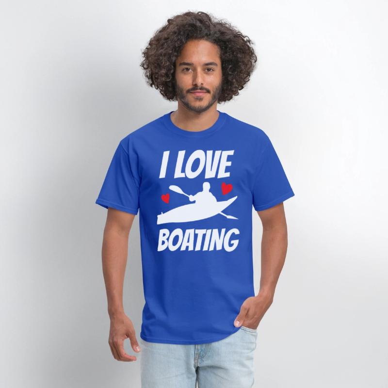 I Love Boating Kayak Boat Yacht Captain Ship