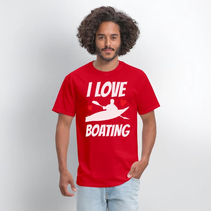 I Love Boating Kayak Boat Yacht Captain Ship