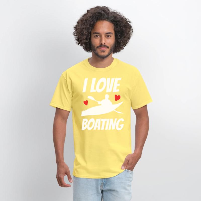 I Love Boating Kayak Boat Yacht Captain Ship