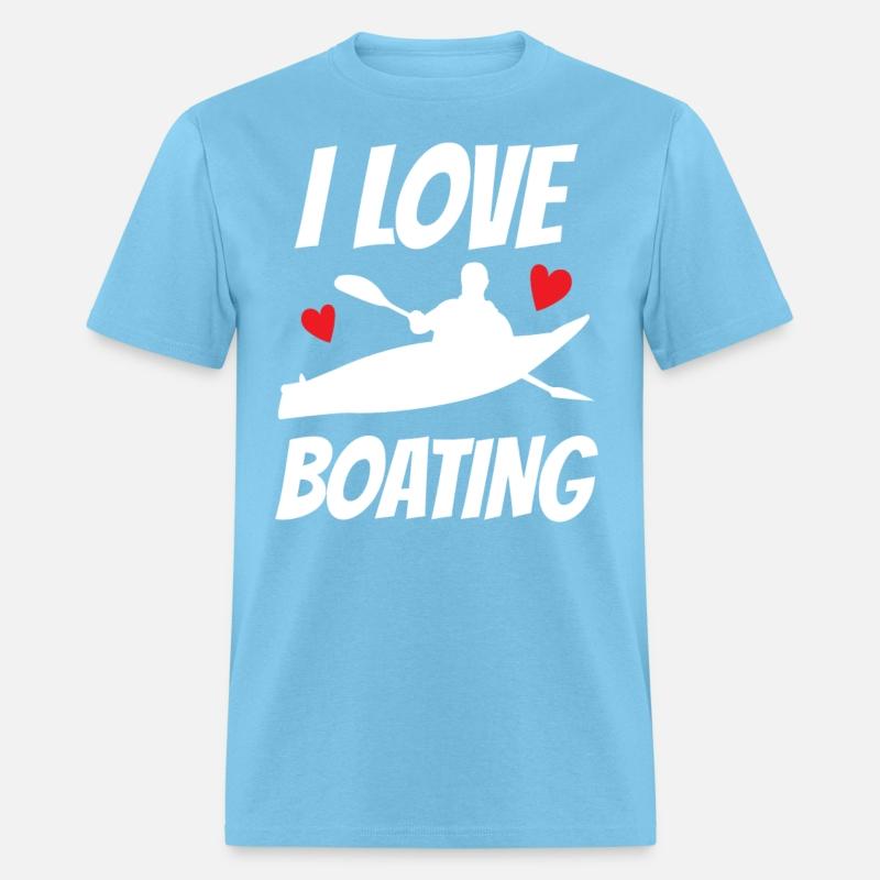 I Love Boating Kayak Boat Yacht Captain Ship