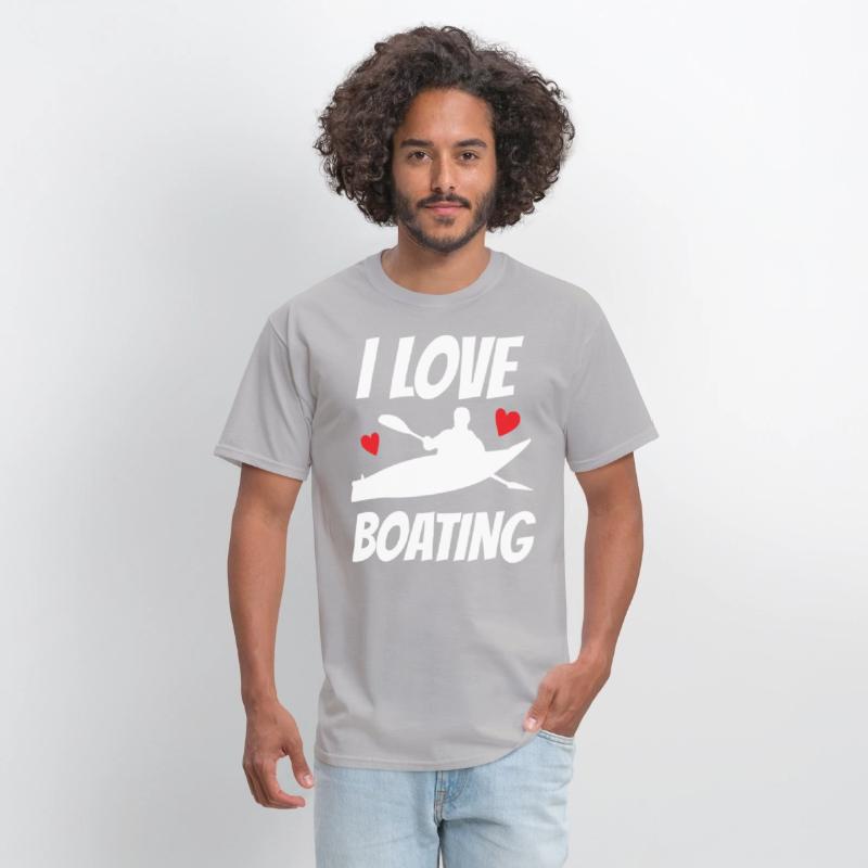 I Love Boating Kayak Boat Yacht Captain Ship