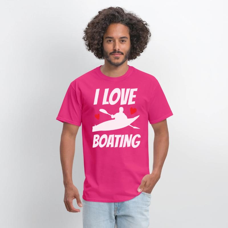 I Love Boating Kayak Boat Yacht Captain Ship