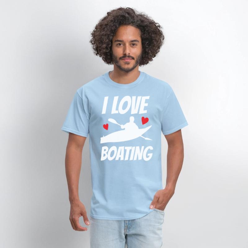 I Love Boating Kayak Boat Yacht Captain Ship