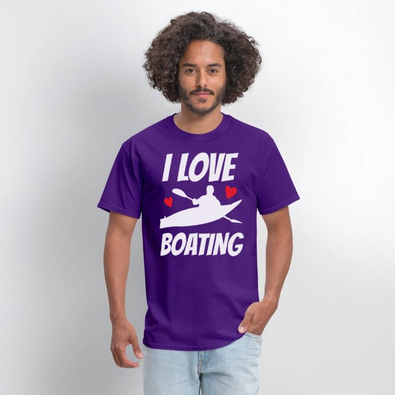 I Love Boating Kayak Boat Yacht Captain Ship