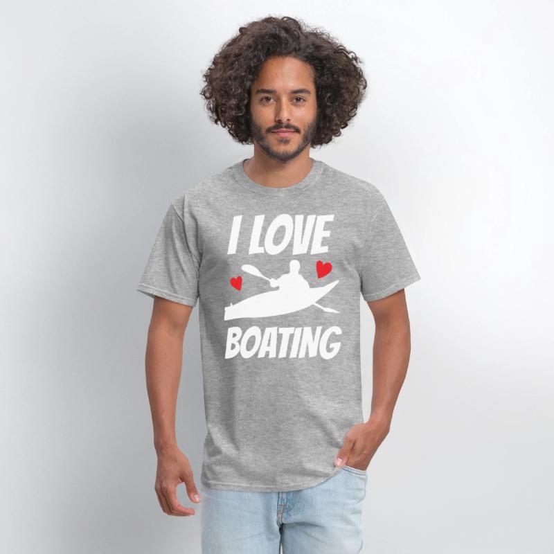 I Love Boating Kayak Boat Yacht Captain Ship
