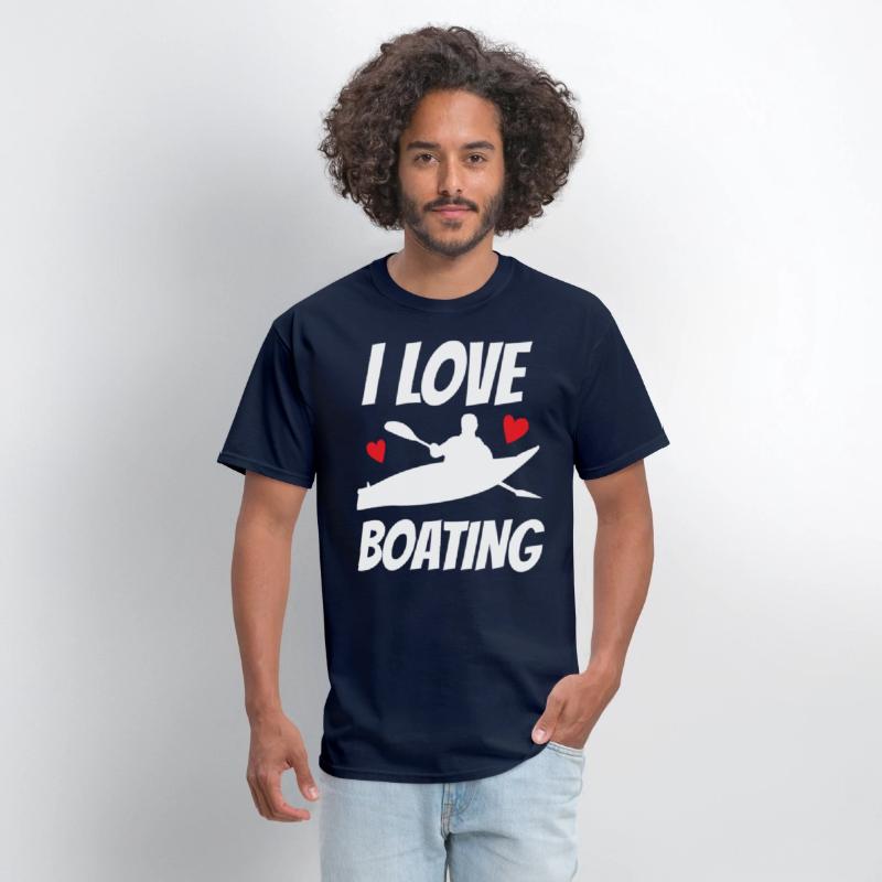 I Love Boating Kayak Boat Yacht Captain Ship