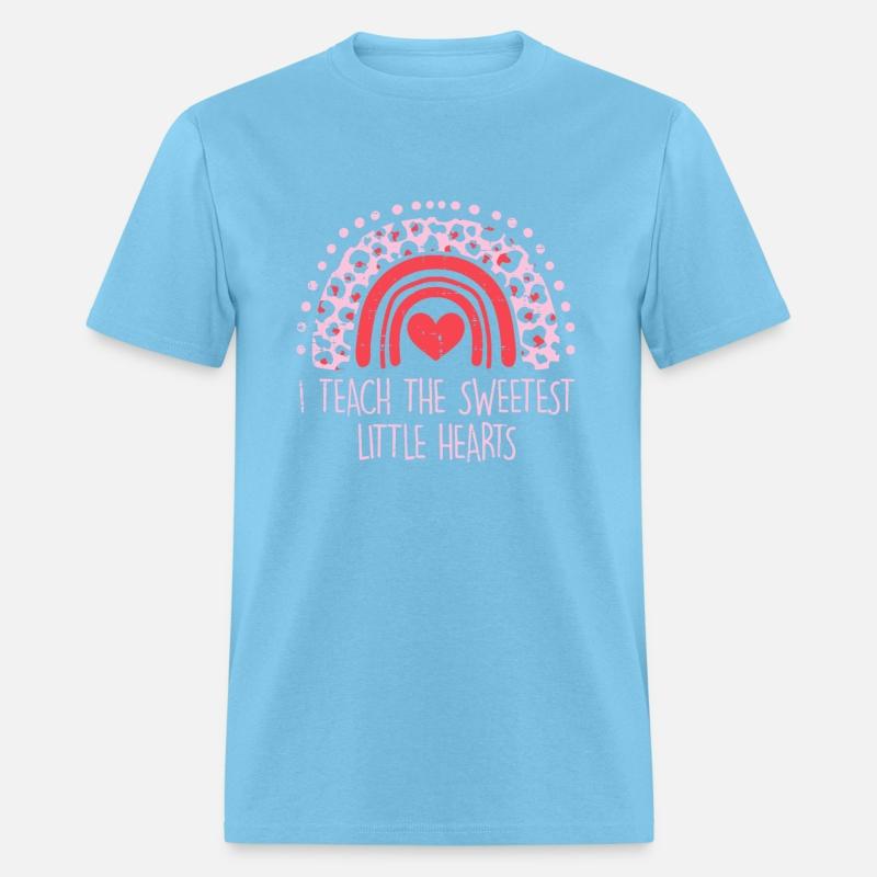 I Teach The Sweetest Hearts Rainbow Teacher