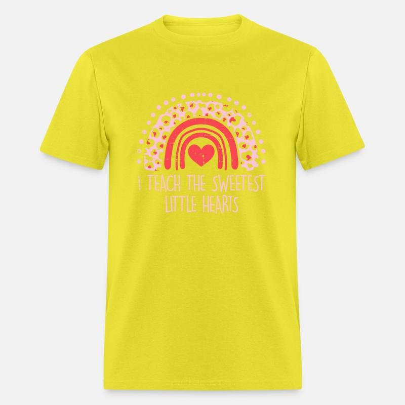 I Teach The Sweetest Hearts Rainbow Teacher
