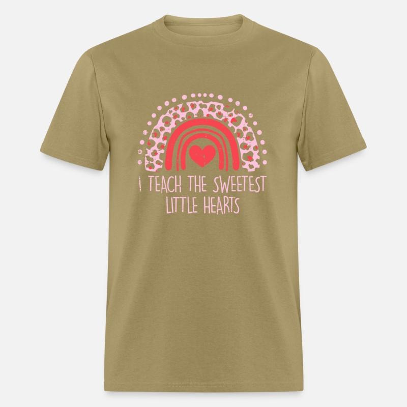 I Teach The Sweetest Hearts Rainbow Teacher