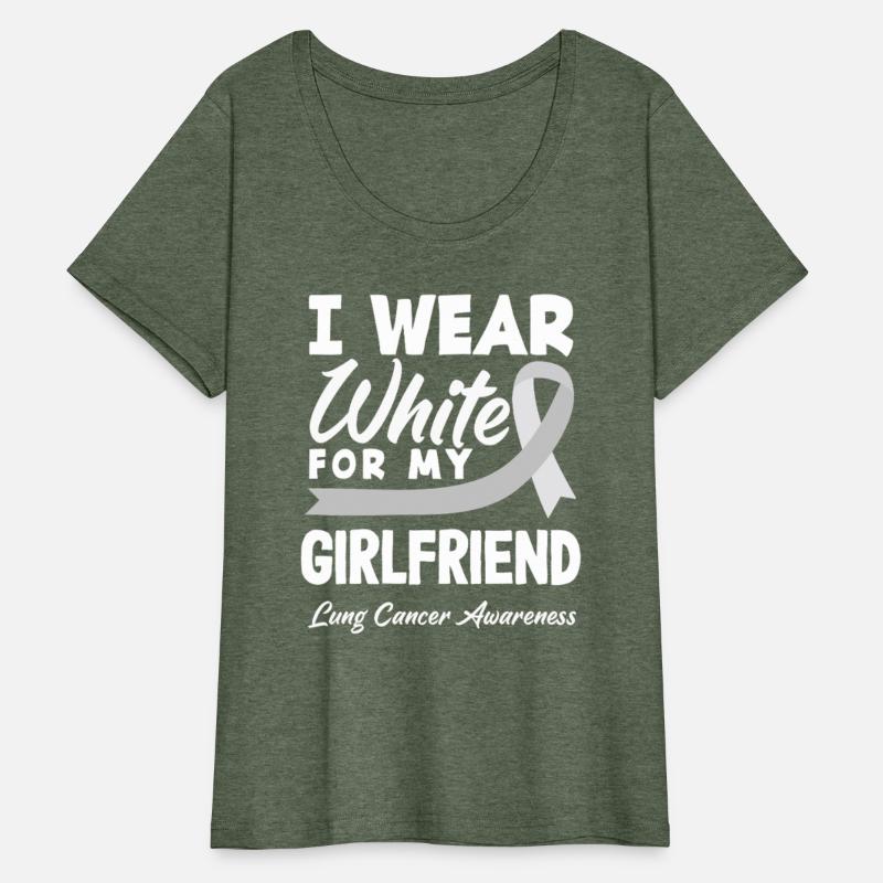 I Wear White For My Girlfriend Lung Cancer
