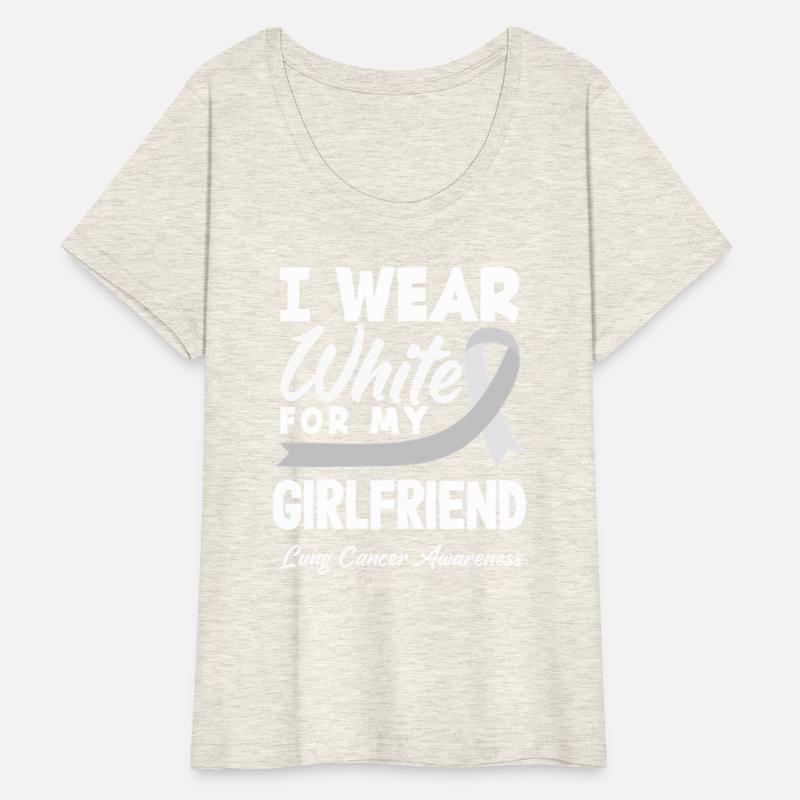 I Wear White For My Girlfriend Lung Cancer