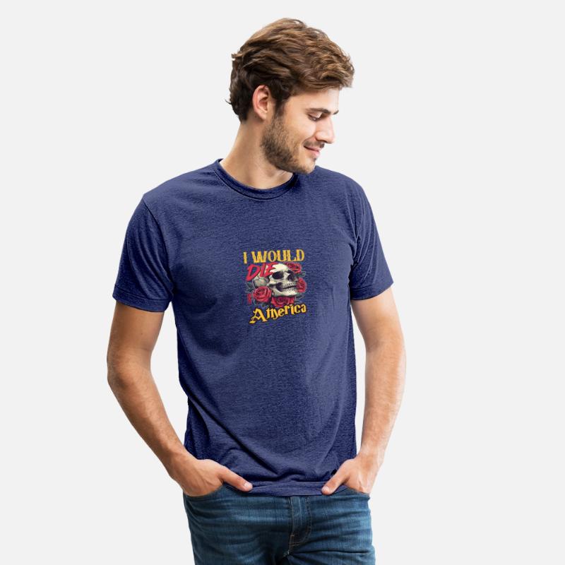 I Would Die For America skull And Roses