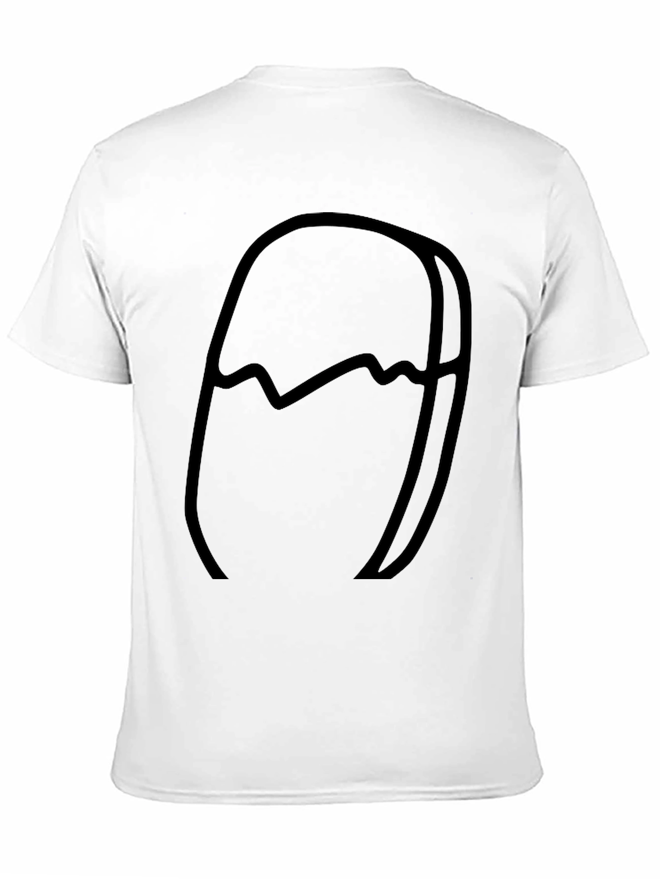 Abstract Black Graphic Tee