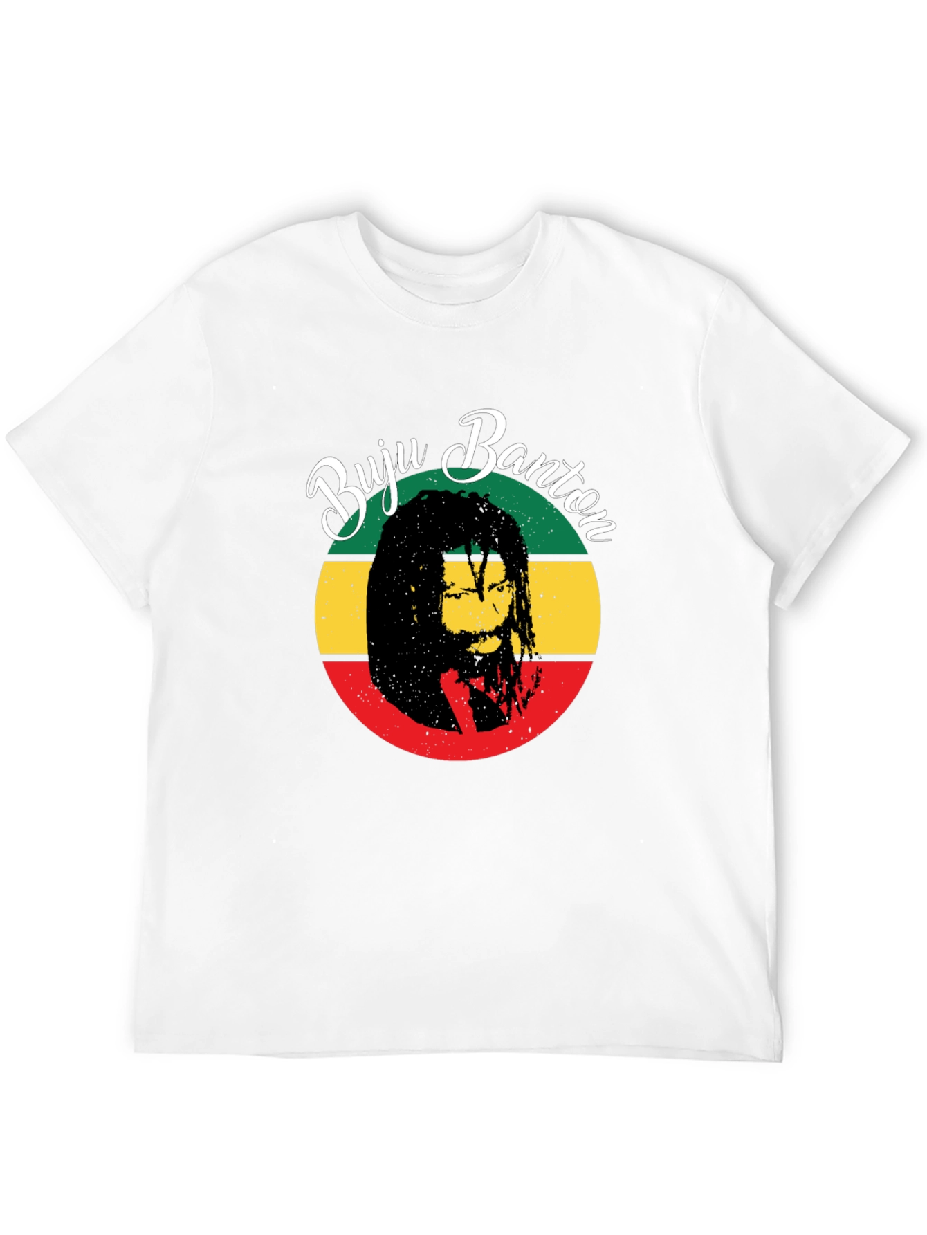 Buju Banton Reggae Graphic T-Shirt - Black
