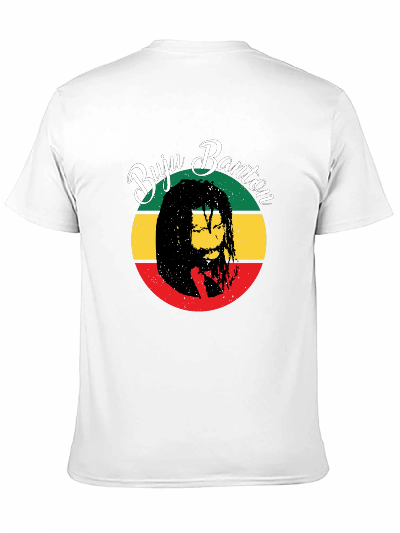 Buju Banton Reggae Graphic T-Shirt - Black