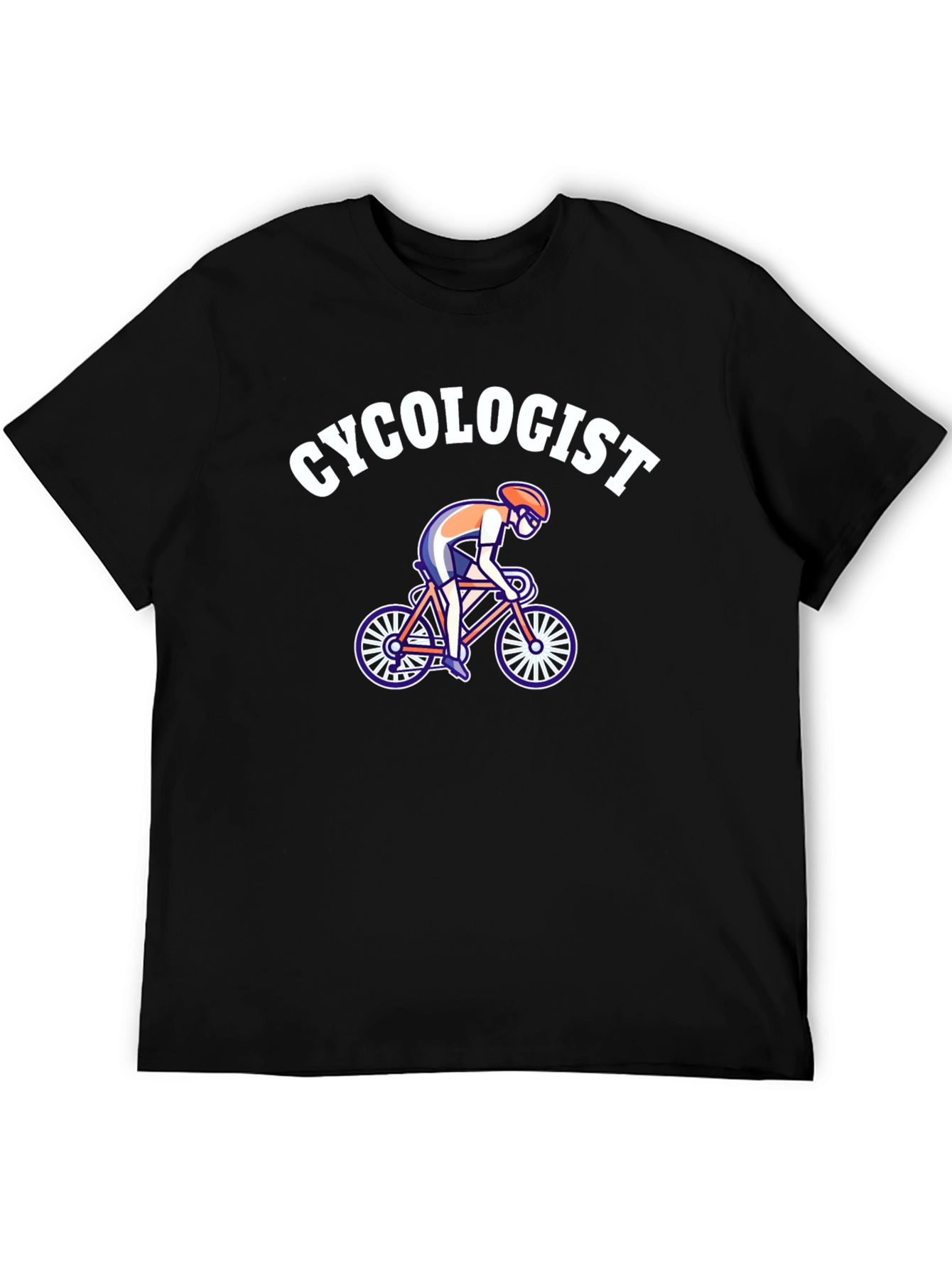 Funny Cycologist T-Shirt - Cycling Expert Humor