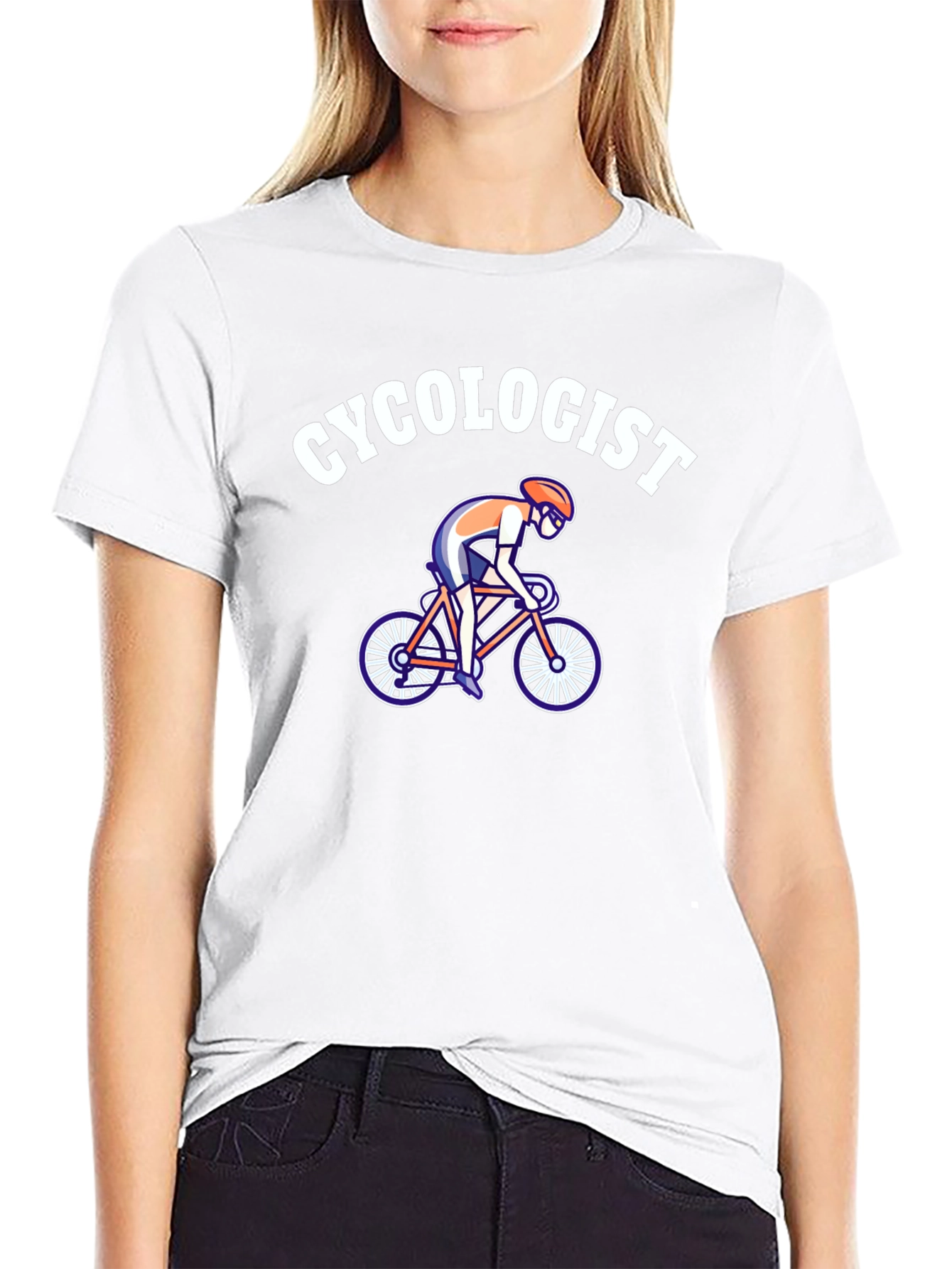 Funny Cycologist T-Shirt - Cycling Expert Humor