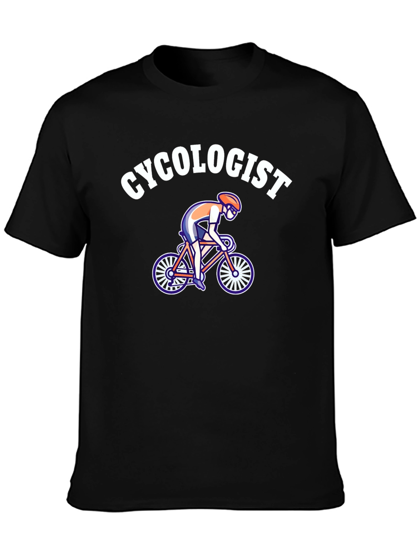 Funny Cycologist T-Shirt - Cycling Expert Humor