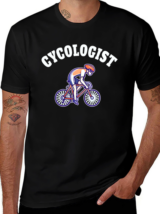 Funny Cycologist T-Shirt - Cycling Expert Humor