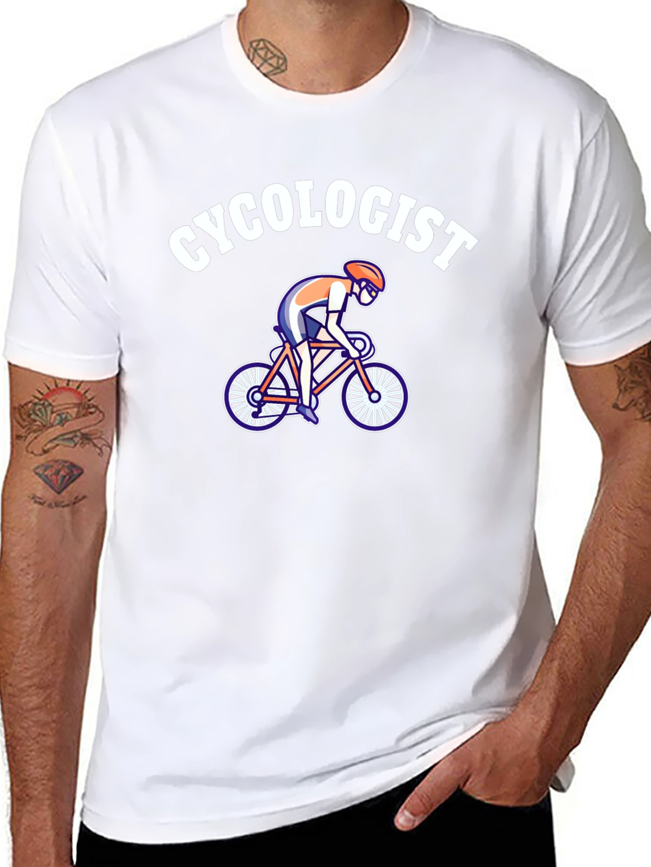 Funny Cycologist T-Shirt - Cycling Expert Humor
