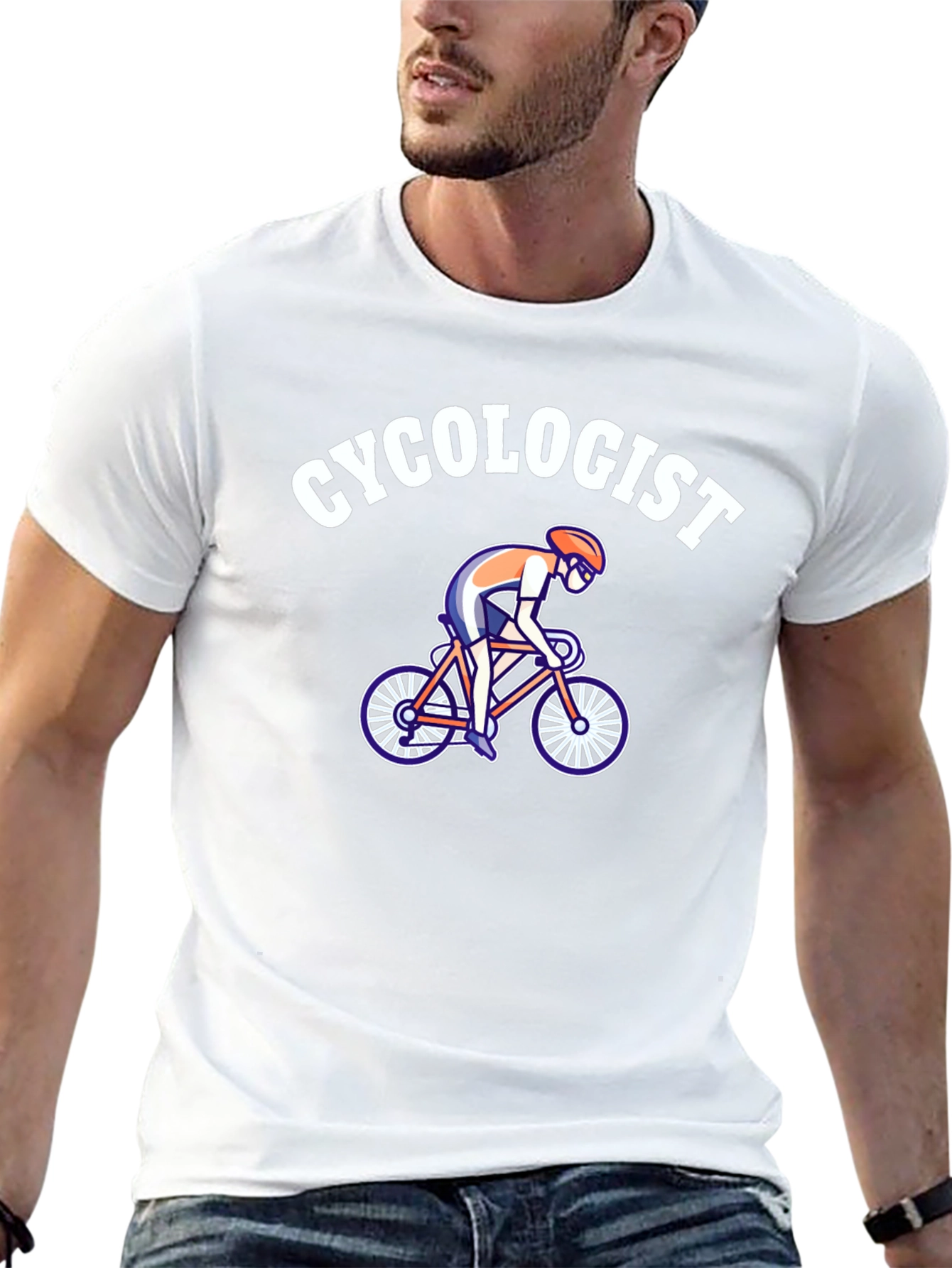 Funny Cycologist T-Shirt - Cycling Expert Humor