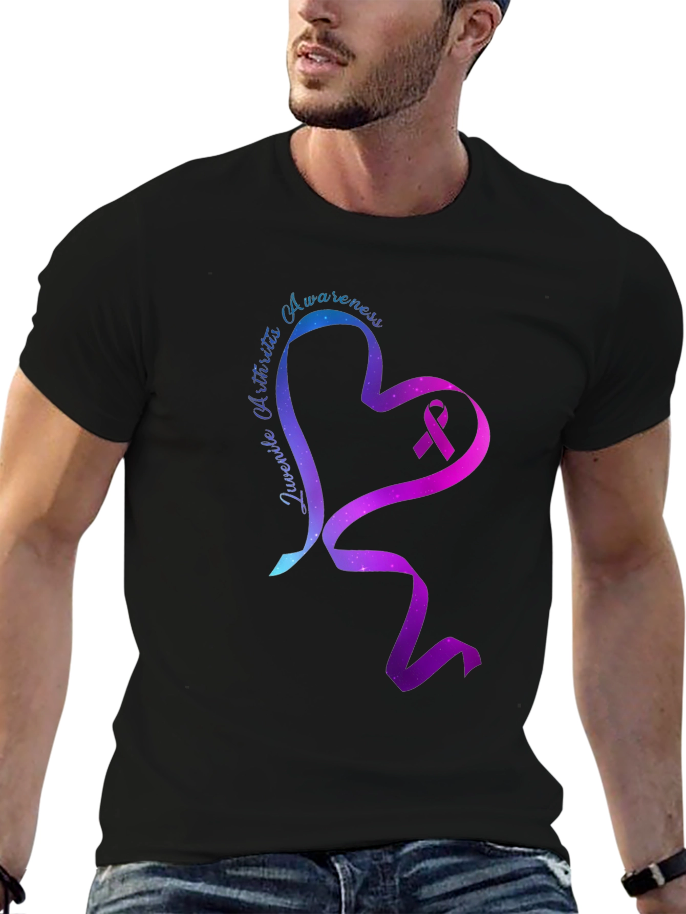 Juvenile Arthritis Awareness Ribbon Heart T-Shirt