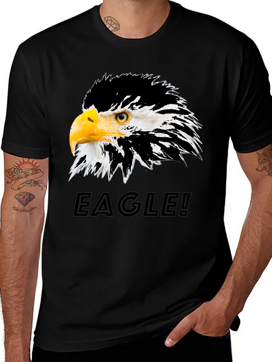 Eagle Graphic T-Shirt - Bold Bird of Prey Design