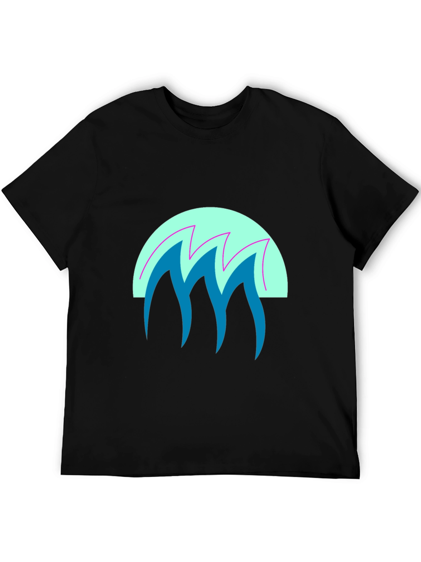 Retro Wave Graphic Tee - Cool 80s Style