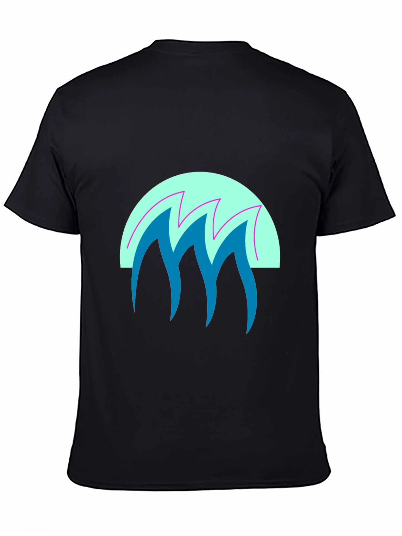 Retro Wave Graphic Tee - Cool 80s Style