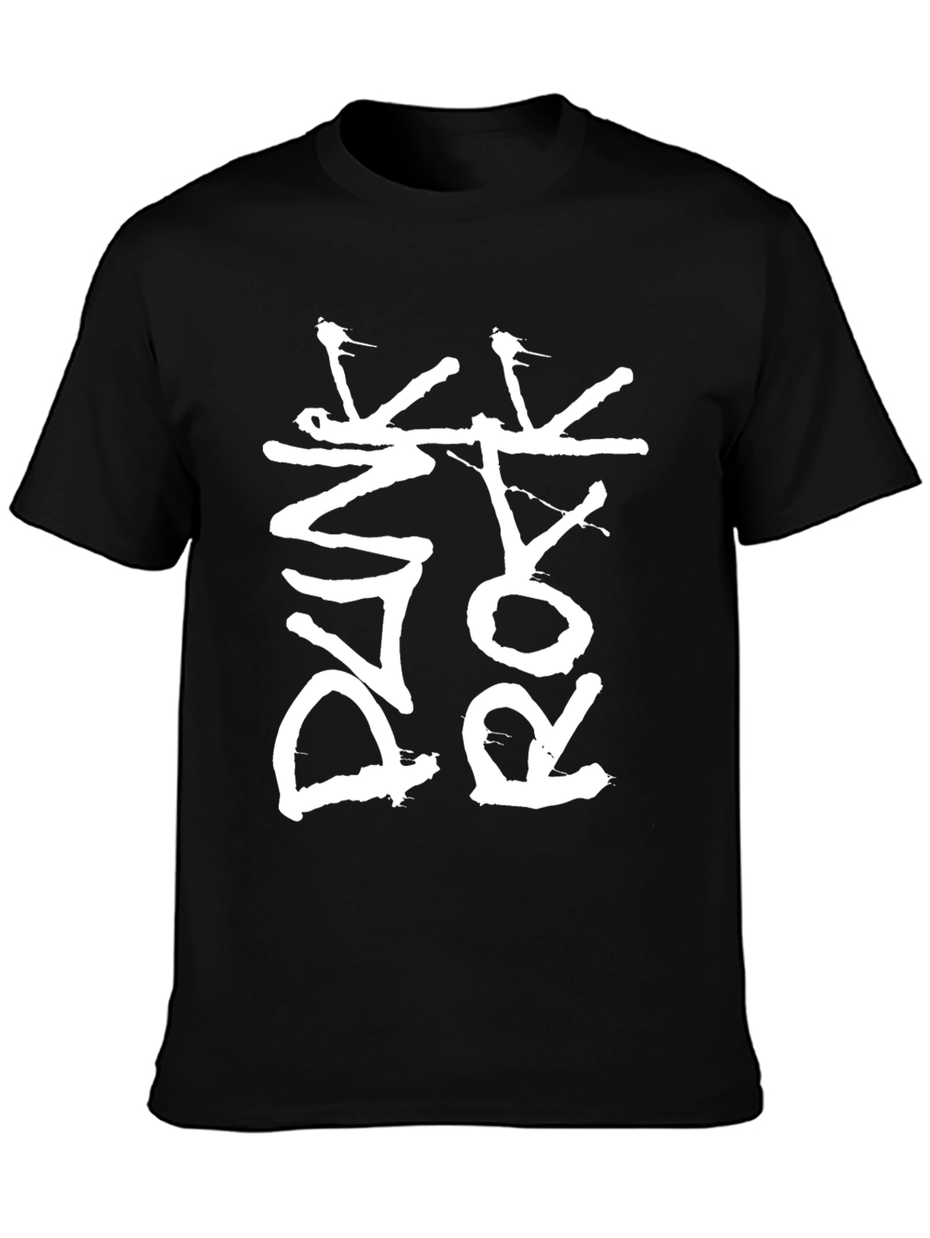 Punk Rock Graphic Tee - Black