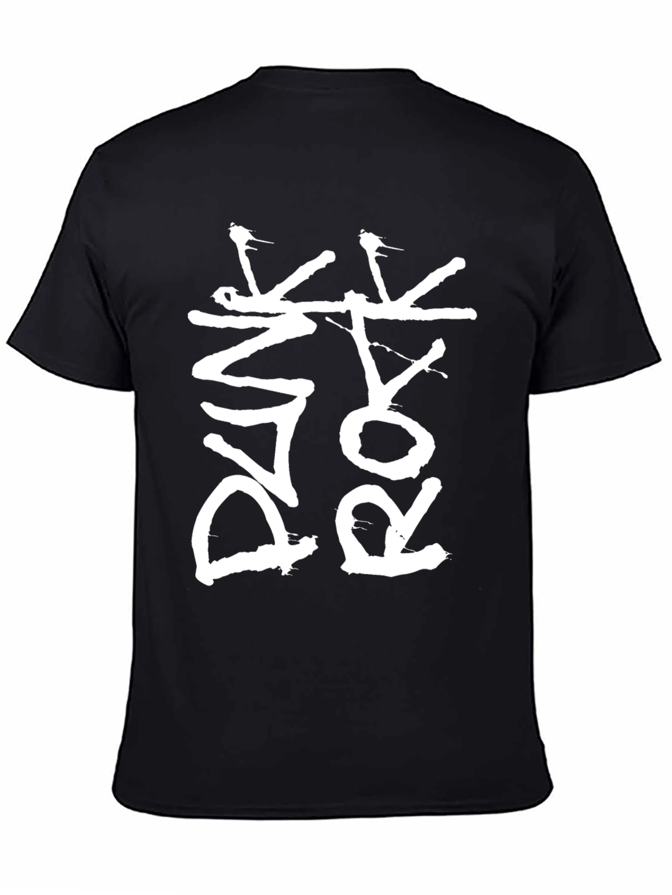 Punk Rock Graphic Tee - Black