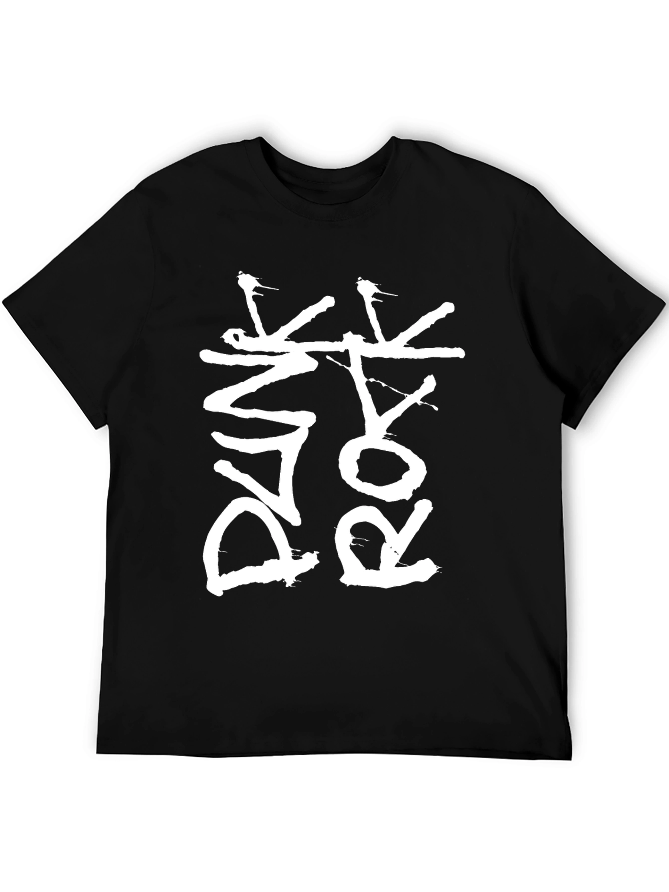Punk Rock Graphic Tee - Black