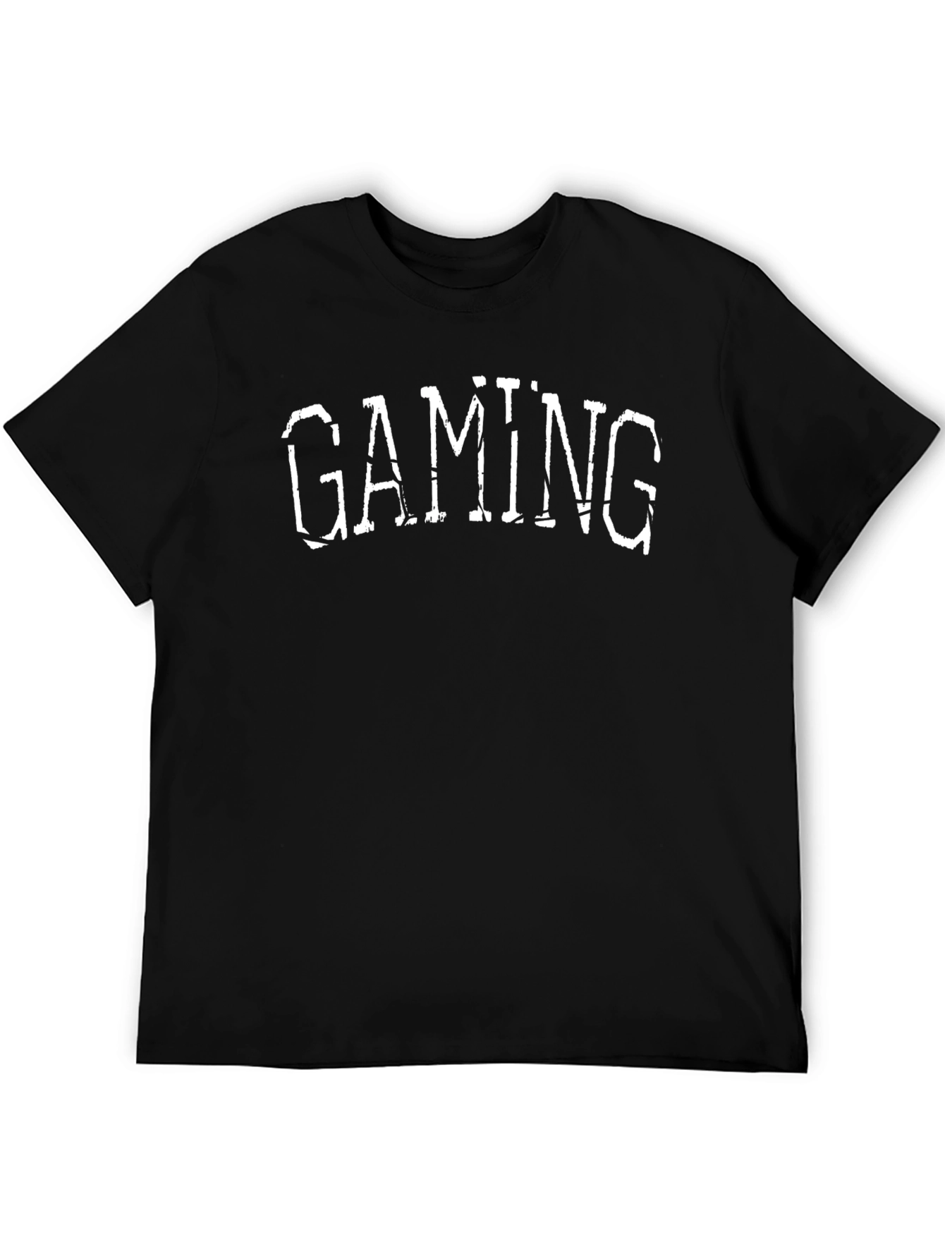 Gaming Graphic Print Crew Neck T-Shirt