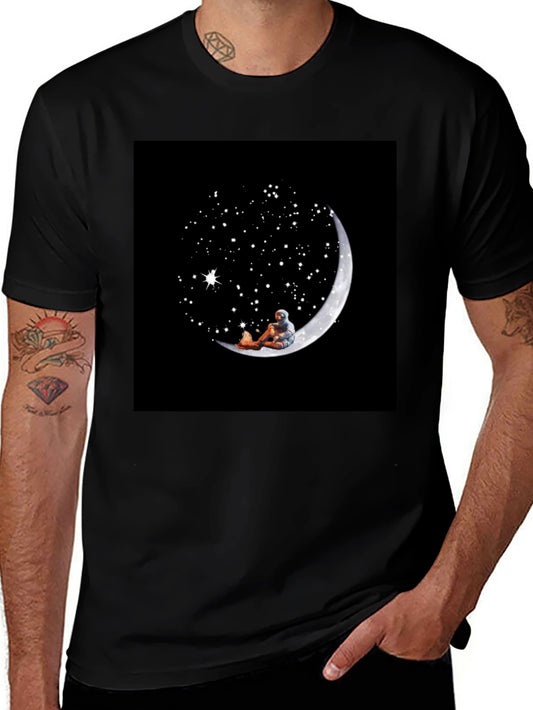 Astronaut Moon Dreamer T-Shirt - Space Lover Tee