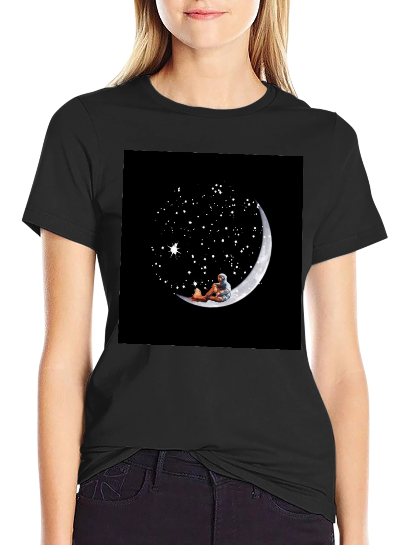 Astronaut Moon Dreamer T-Shirt - Space Lover Tee