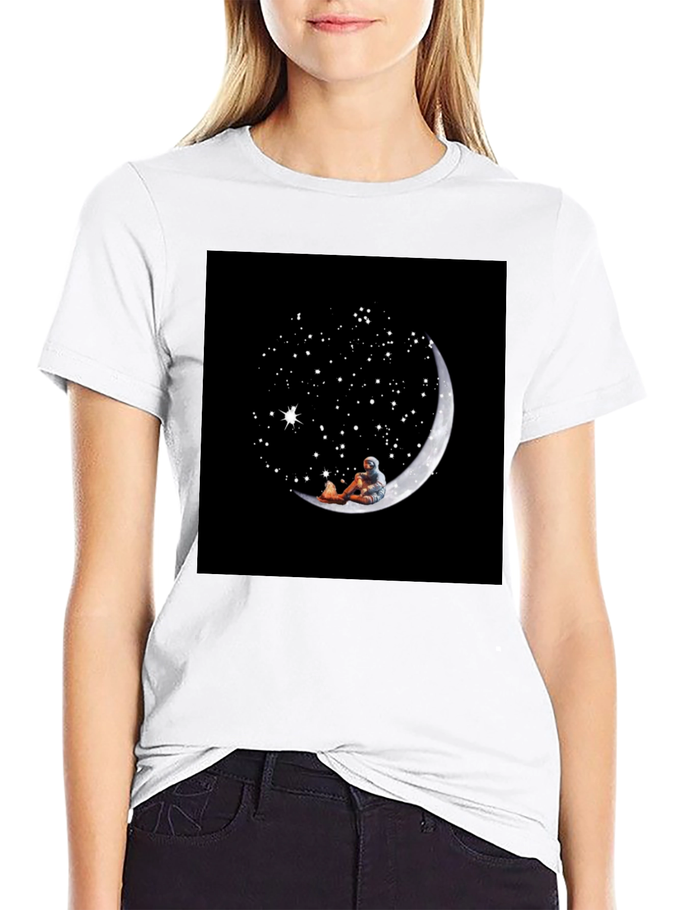 Astronaut Moon Dreamer T-Shirt - Space Lover Tee