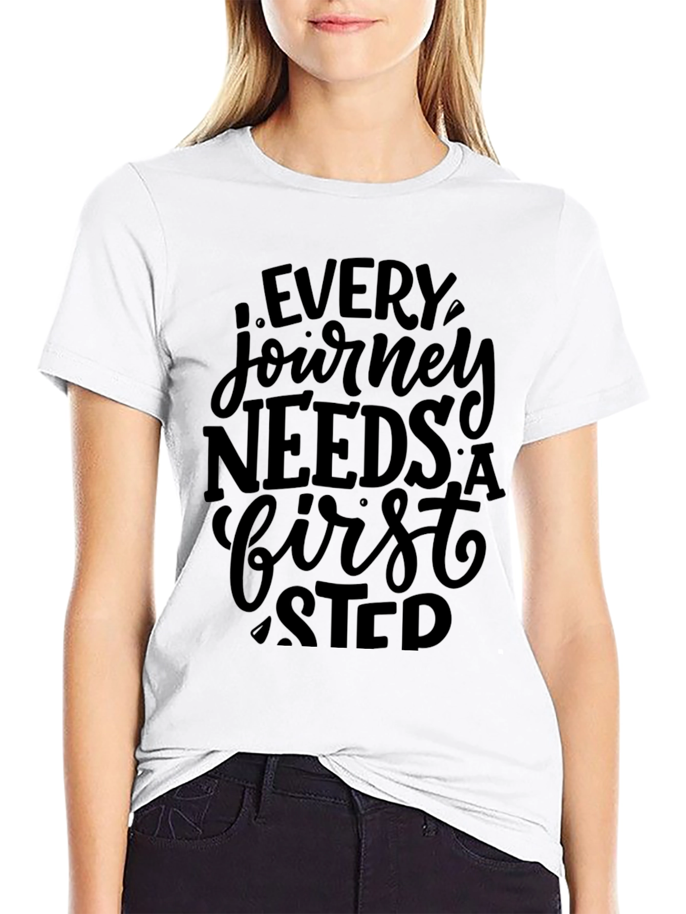 Inspirational Journey T-Shirt - First Step Design