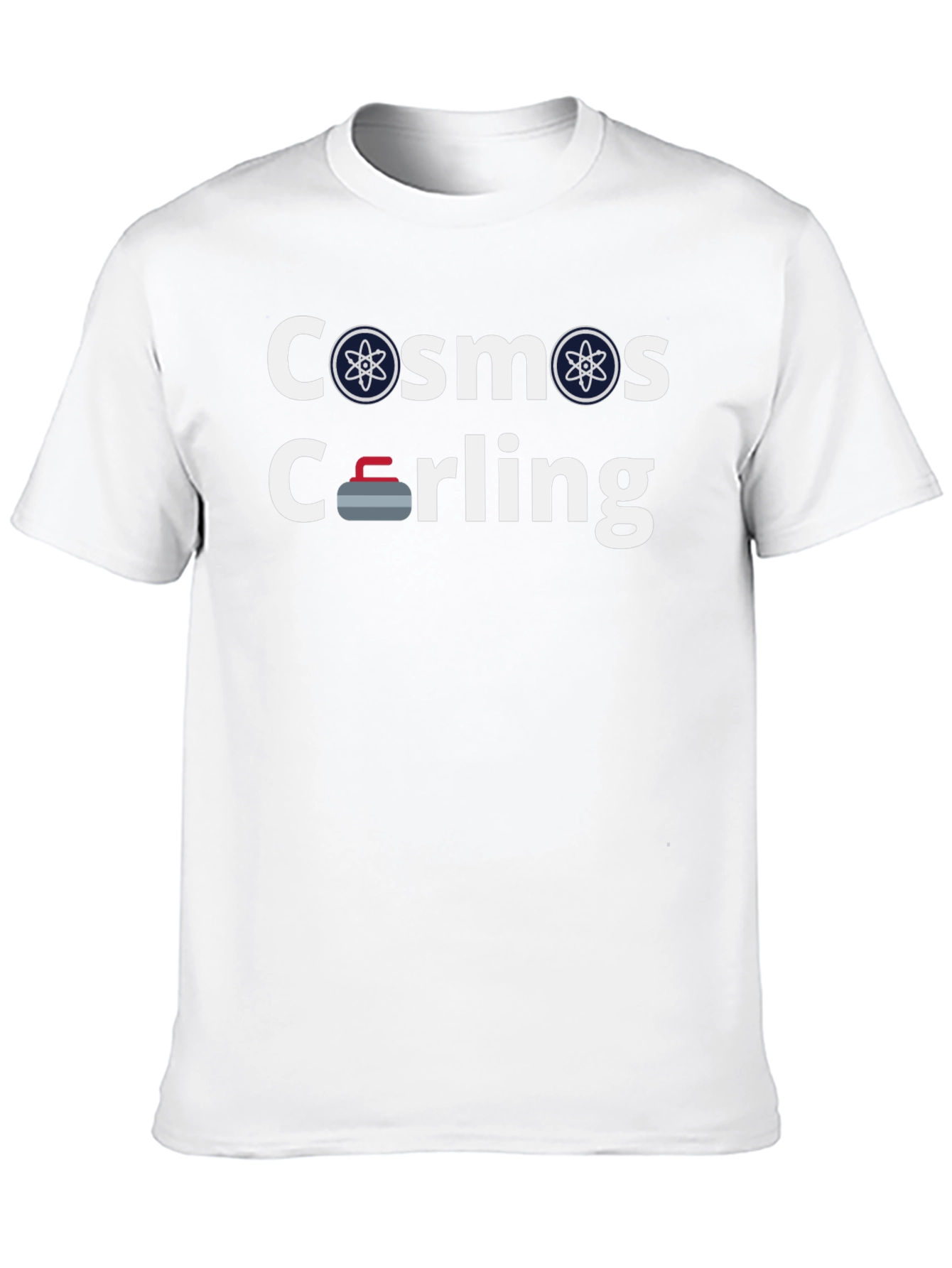 Cosmos Curling Graphic T-Shirt Novelty Design